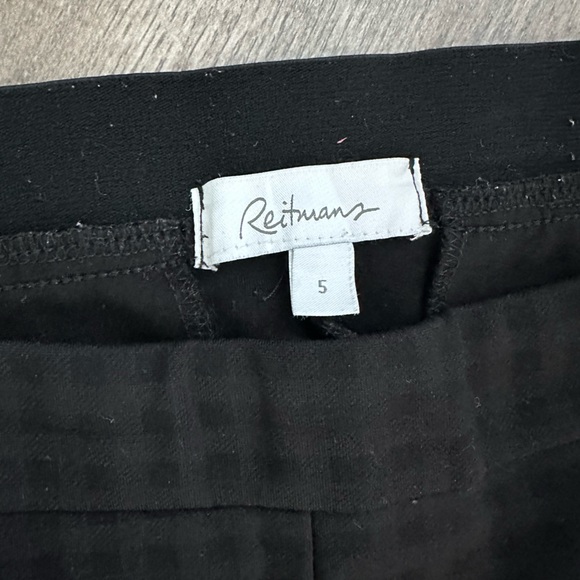 Reitmans black checkered dress pants - Picture 6 of 7